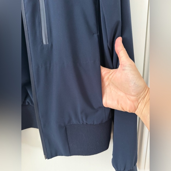 Banana Republic Navy Bomber Jacket, Size XS - Picture 3 of 7